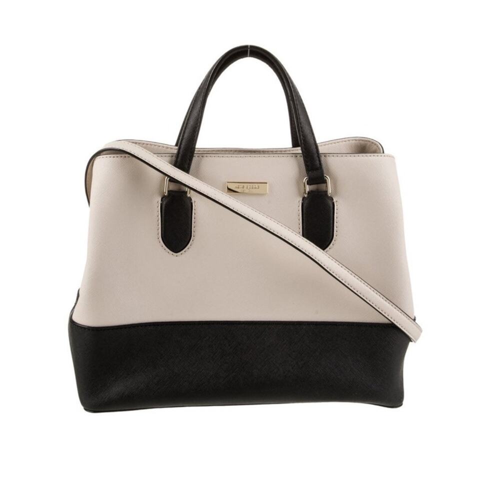 kate spade New York 2 toned Saffiano leather bucket bag